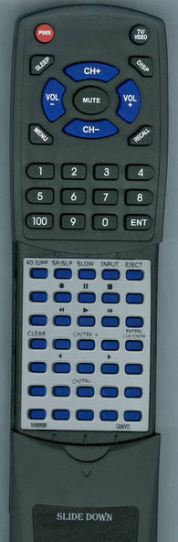 SANYO VWM696 Replacement Remote