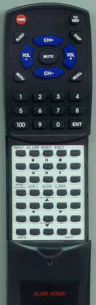 SANYO VWM700 Replacement Remote