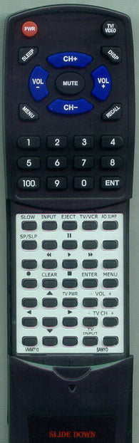 SANYO VWM710 Replacement Remote