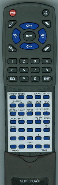 YAMAHA YHT340 Replacement Remote