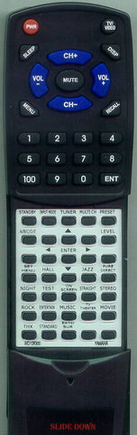 YAMAHA HTR5890S Replacement Remote