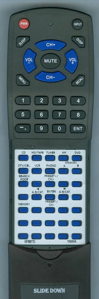 YAMAHA WF68870 Replacement Remote
