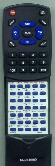 YAMAHA YH-T670BL Replacement Remote