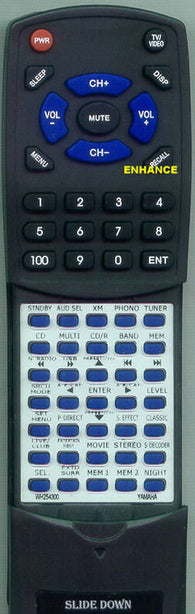YAMAHA WH254300 Replacement Remote