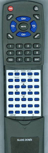 GE AEW05 Replacement Remote