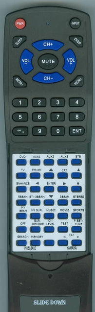 YAMAHA YSP3050 Replacement Remote