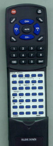 YAMAHA RTWK958300 Replacement Remote