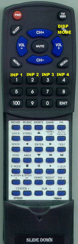 YAMAHAINSERT WP082900 Replacement Remote