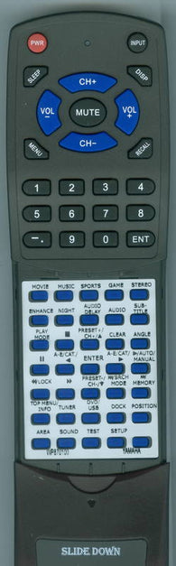 YAMAHA WP87010 Replacement Remote