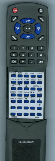 YAMAHA WV50040 Replacement Remote