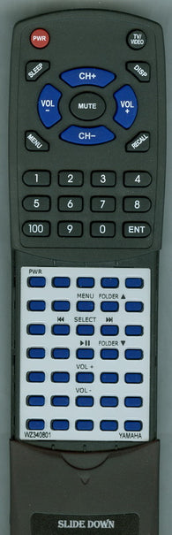 YAMAHA WZ34080 Replacement Remote