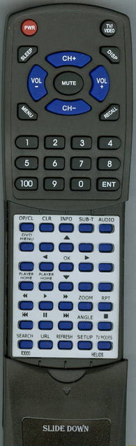 HELIOS X5000 Replacement Remote
