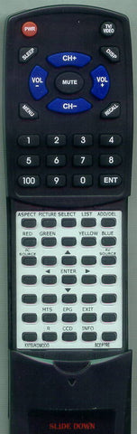 SCEPTRE X37SVKOMODO Replacement Remote