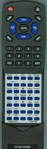 SCEPTRE X408BVFHDU Replacement Remote