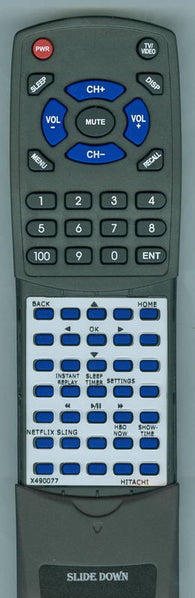 HITACHI X490077 Replacement Remote