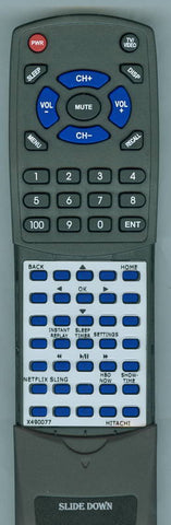 HITACHI X490077 Replacement Remote
