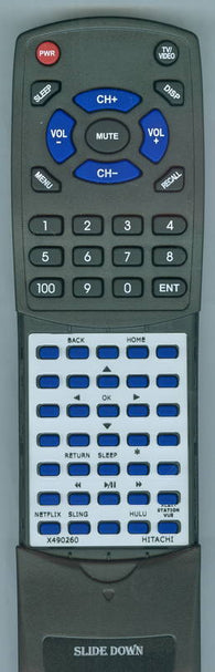 HITACHI RTX490260 Replacement Remote