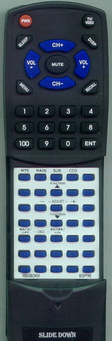 SCEPTRE X5SVGECKOII Replacement Remote