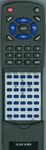 DUAL XD6150 Replacement Remote
