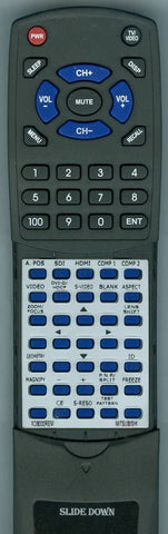 MITSUBISHI UD8350U Replacement Remote