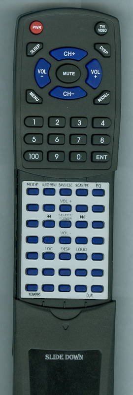 DUAL MXD662B Replacement Remote Control