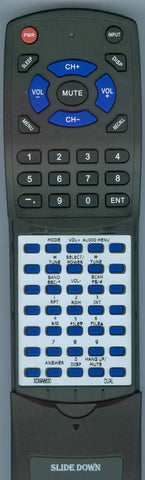 DUAL RTXDMA6630 Replacement Remote