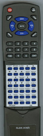 DUAL RTXDVD1002CM Replacement Remote