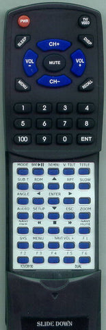 DUAL RTXDVD8130 Replacement Remote