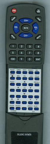 DUAL XDVDN8190 Replacement Remote