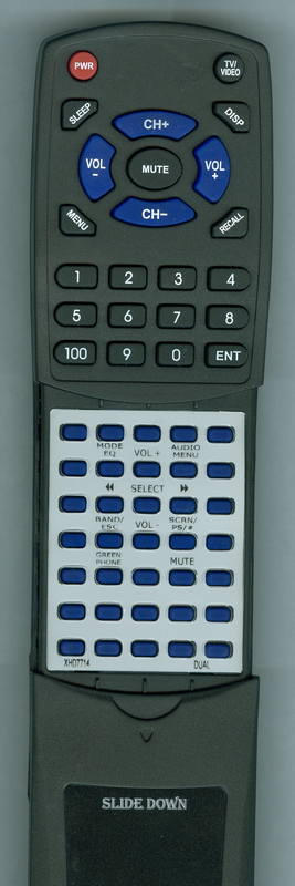 DUAL RTXHD7714 Replacement Remote Control - Thumbnail 2