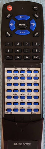 DUAL RTXHD7720 Replacement Remote