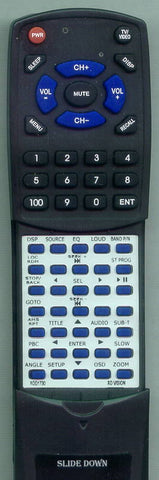 XO VISION XOD1730 Replacement Remote