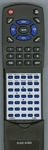 PLANAR XP22WSA01 Replacement Remote