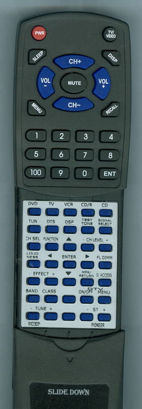 PIONEER RTXXD3031 Replacement Remote Control