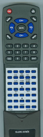 WHIRLPOOL Y711A Replacement Remote