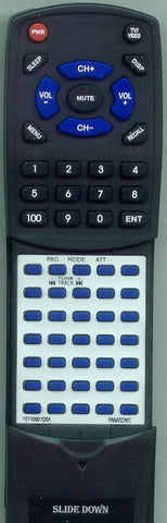 PANASONIC RTYEFX9991526A Replacement Remote