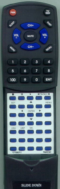 PANASONIC RTYEFX9992512 Replacement Remote