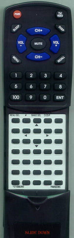PANASONIC RTYEFX9992663 Replacement Remote