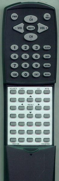 HANNSPREE YES001029 Replacement Remote