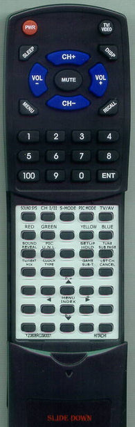 HITACHI RTYZ0806RC090001 Replacement Remote