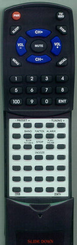 ZENITH RTZ253B Replacement Remote