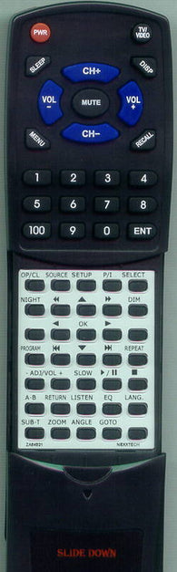 NEXXTECH ZA64921 Replacement Remote