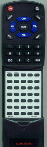 MEMOREX ZB2010129 Replacement Remote