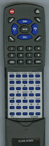 ACCELEVISION ZDP15 Replacement Remote