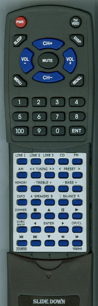 YAMAHA ZG93630 Replacement Remote