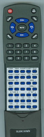 MARANTZINSERT ZK19AW0010 Replacement Remote