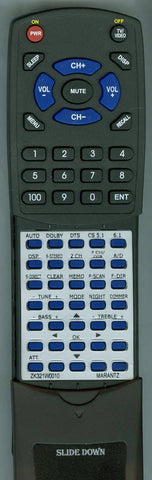 MARANTZINSERT RTZK321W0010 Replacement Remote