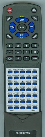 YAMAHAINSERT RTZK608900 Replacement Remote