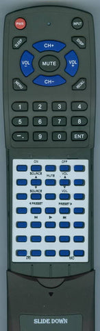 NAD T757ZONE Replacement Remote