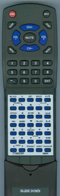 YAMAHA ZT743900 Replacement Remote